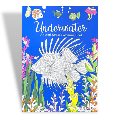 Adult Anti Stress Colouring Book Animals Birds Butterflies Jungle Ocean Colour