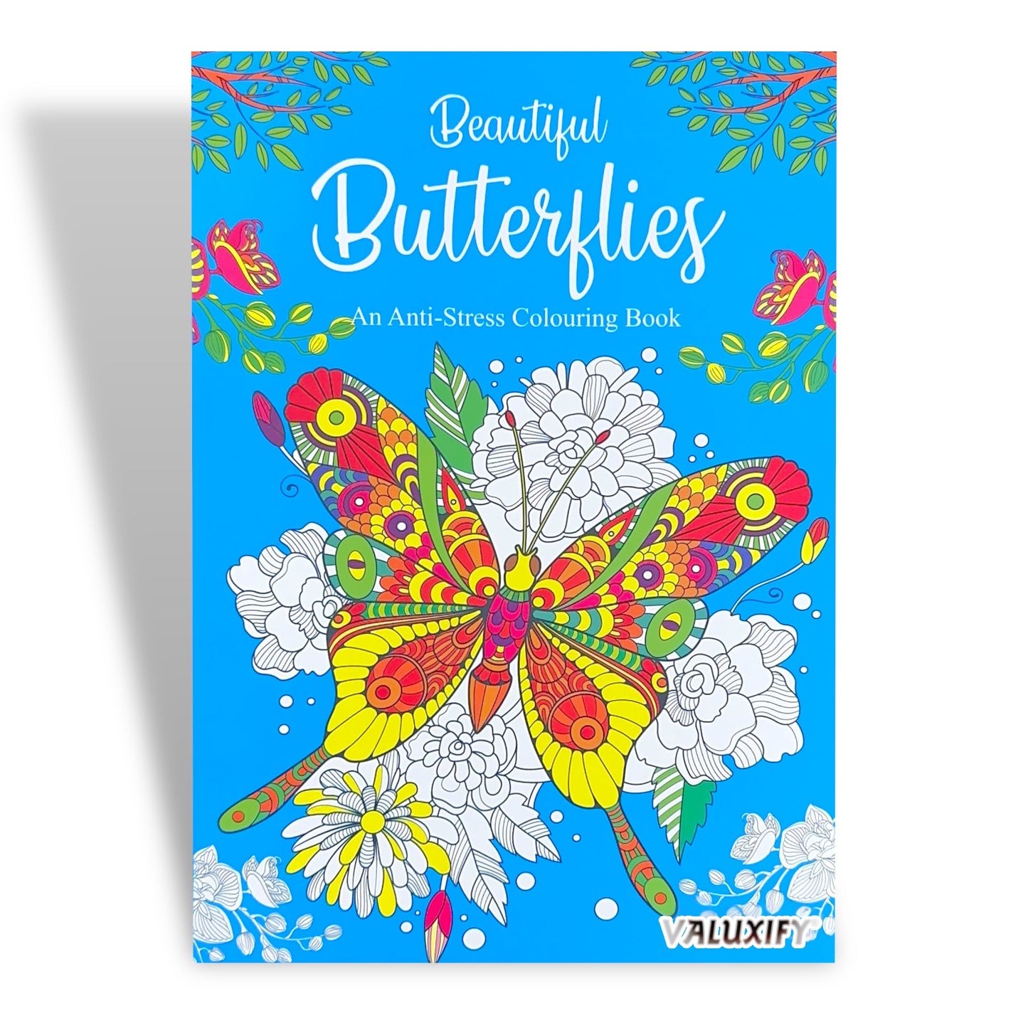 Adult Anti Stress Colouring Book Animals Birds Butterflies Jungle Ocean Colour