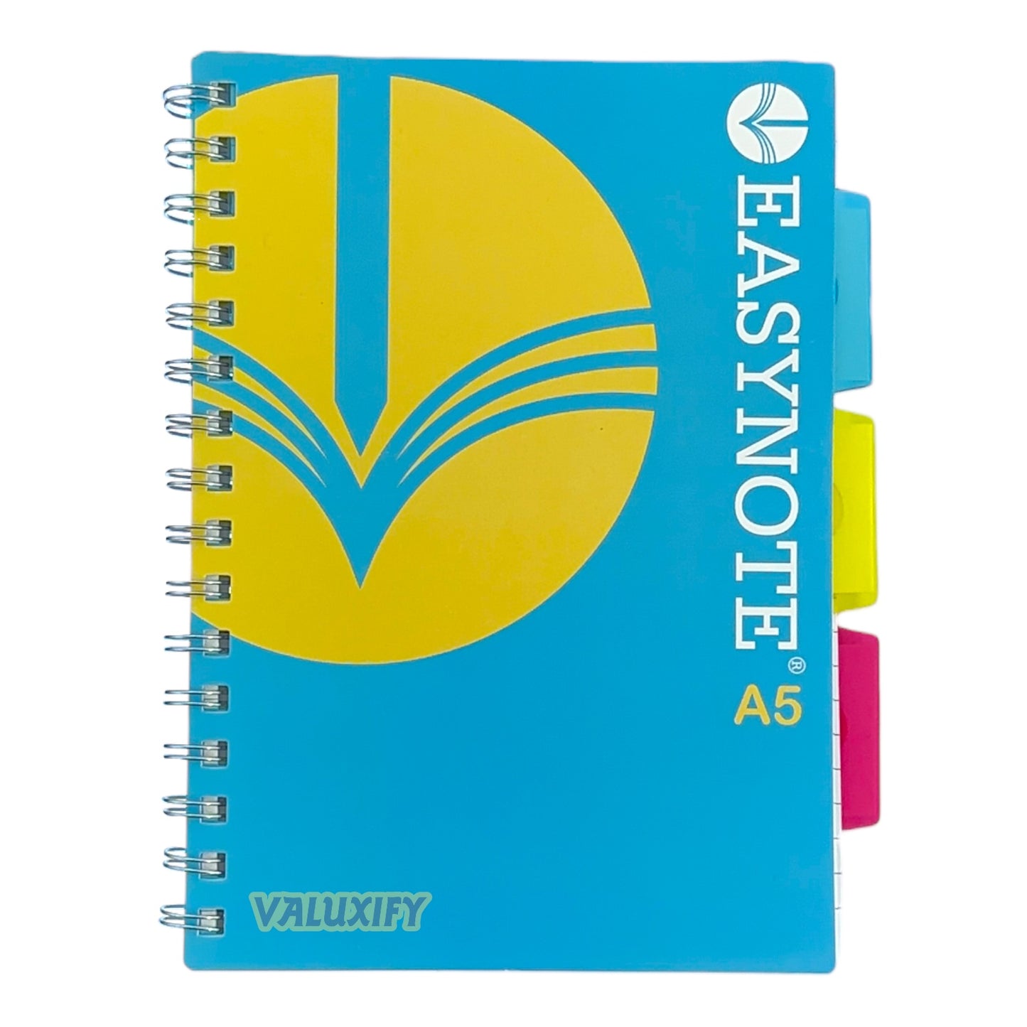Easynotes A5 Project Notebook With 3 Divider Twin Wire  Durable Cover Study Book 200 Pages