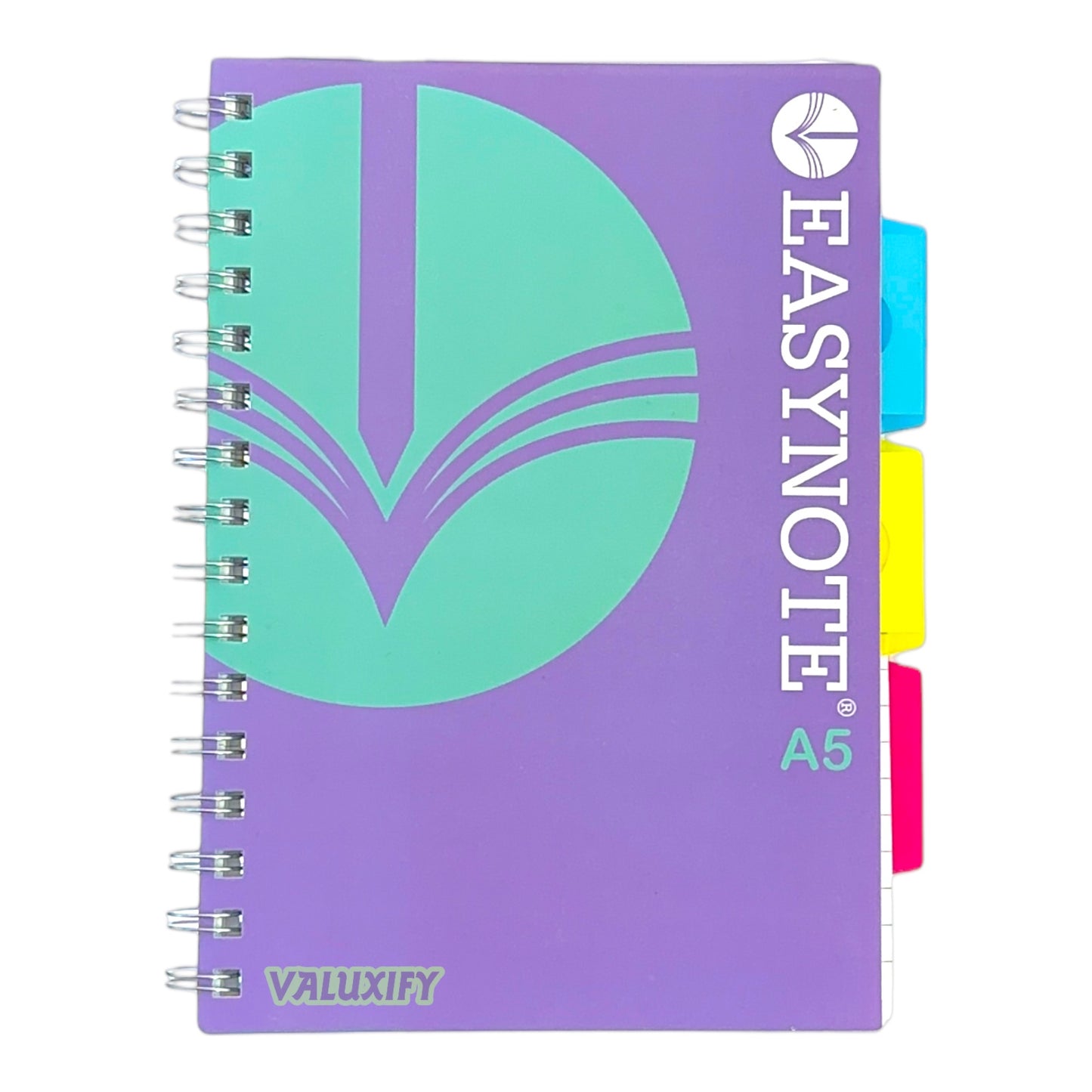 Easynotes A5 Project Notebook With 3 Divider Twin Wire  Durable Cover Study Book 200 Pages