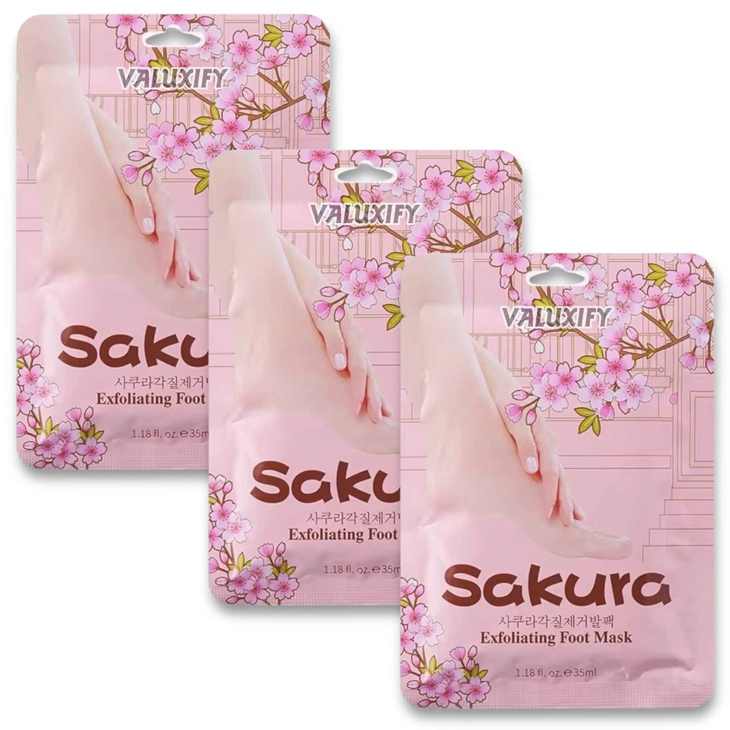 3 Exfoliating Foot Peel Sock  Moistursising Mask Baby Soft Feet Remove Dead Skin