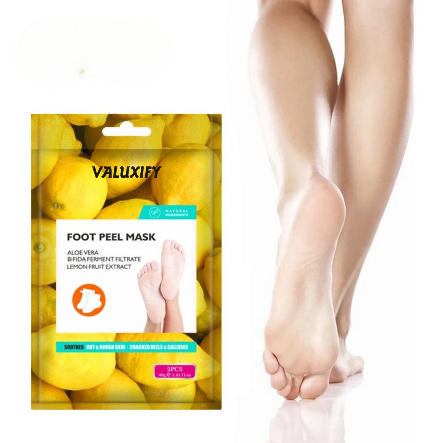 Derma v10 Moisturising Exfoliating Foot Mask