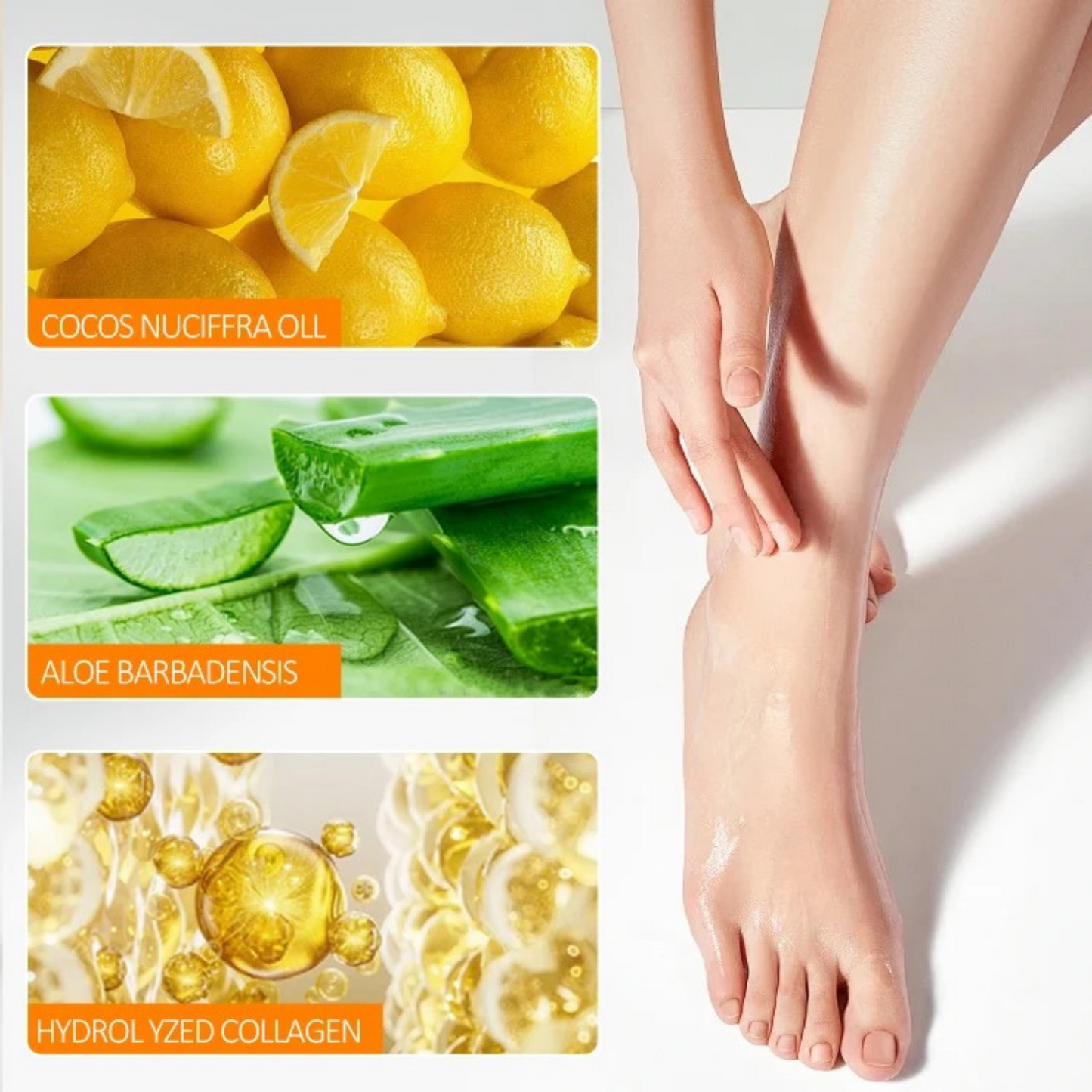 Derma v10 Moisturising Exfoliating Foot Mask