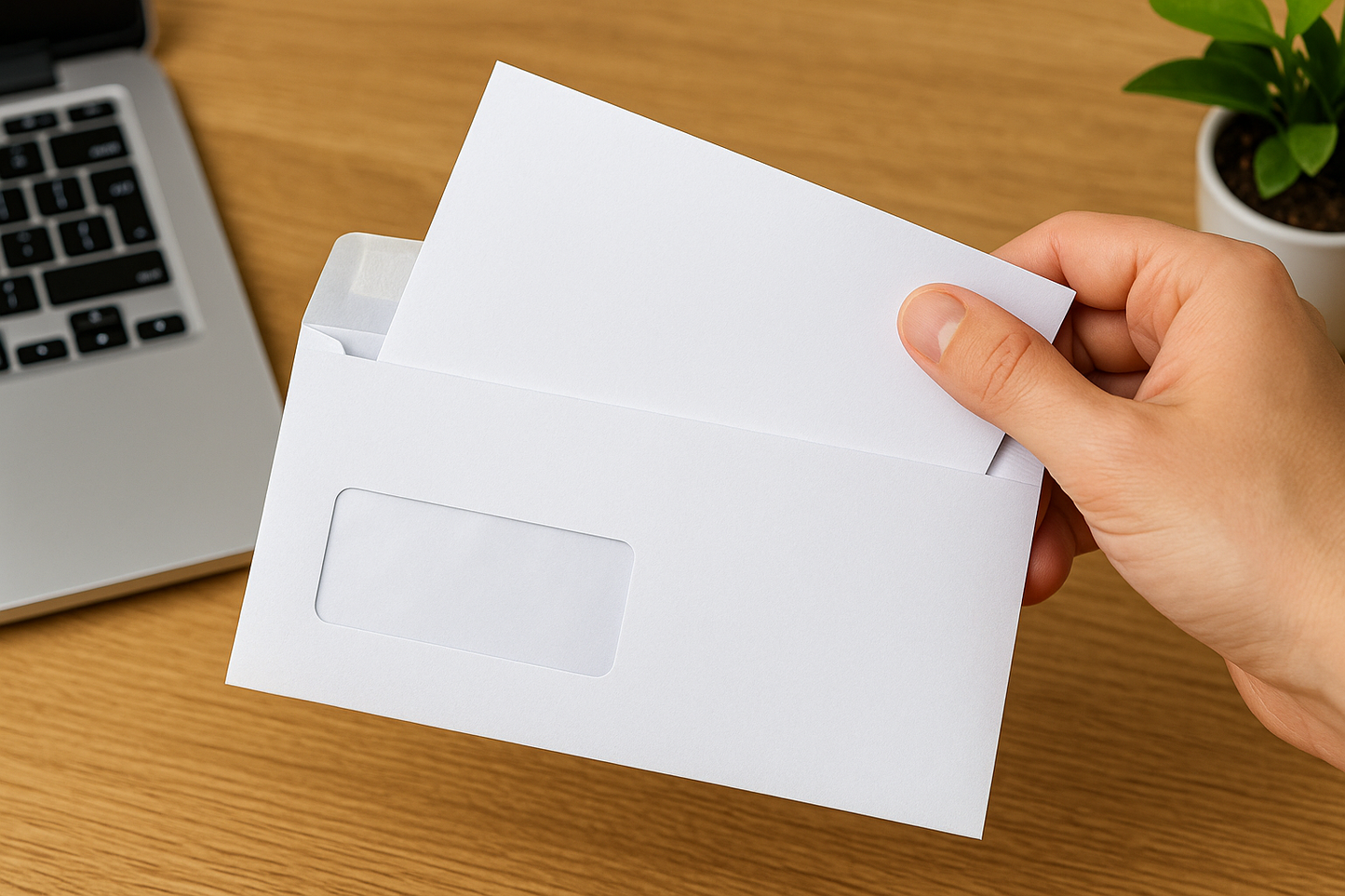 30 | DL WHITE WINDOW ENVELOPES SELF SEAL 110 x 220mm