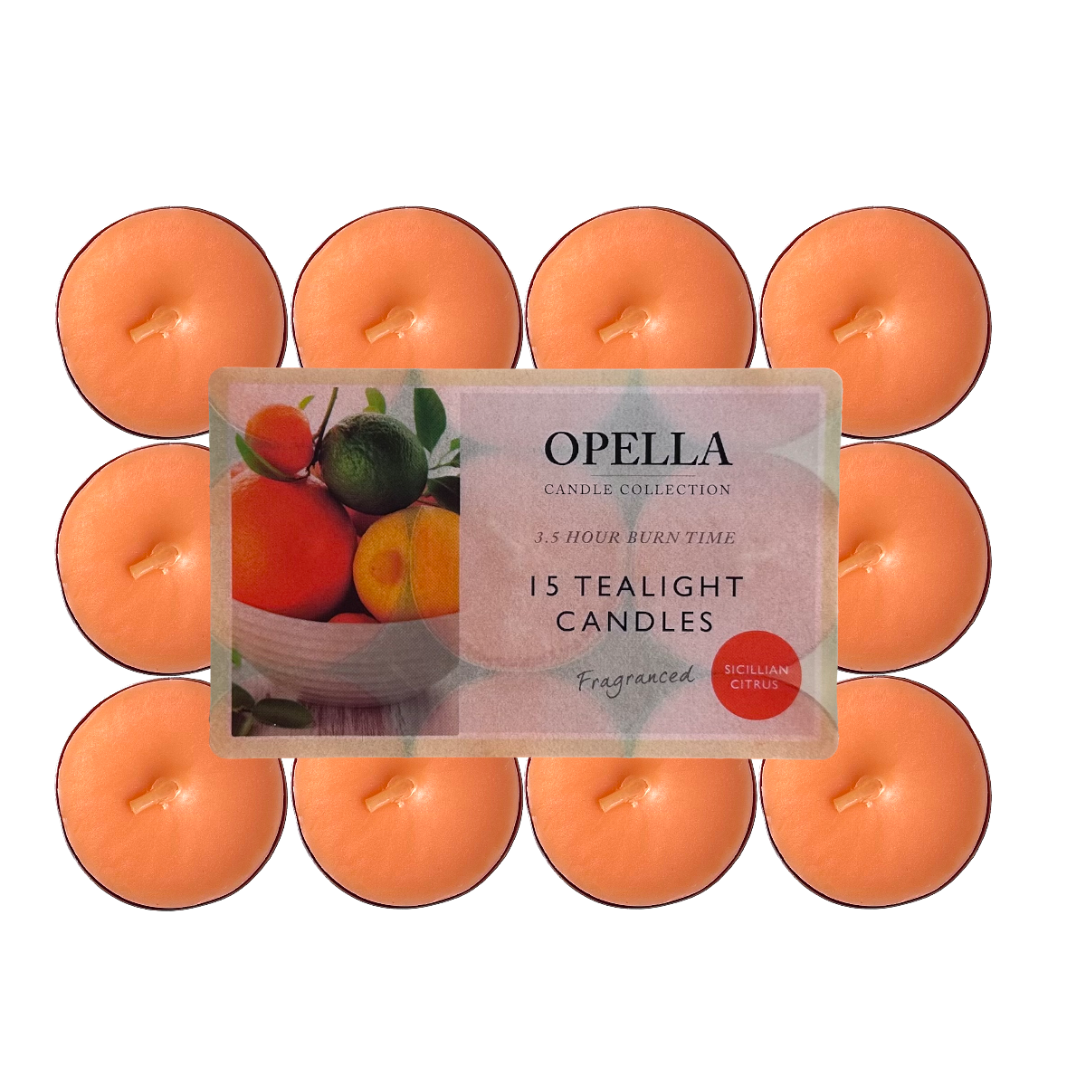 Opella scented tea lights pack of 12