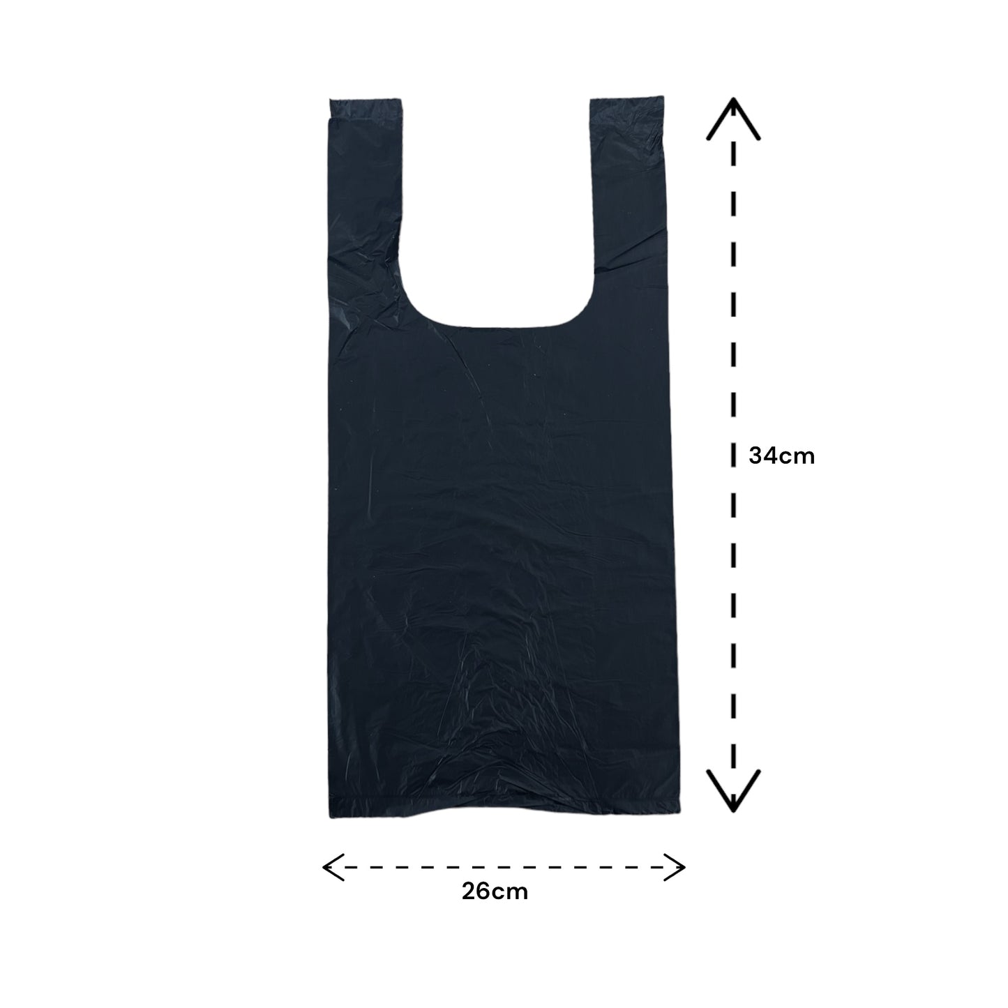 Tidzy Dog Waste Bags – Strong Leak-Proof Poop Bags with Tie Handles, 26×29cm