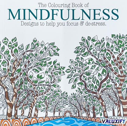 Adult Anti Stress Colouring Book Happy Love Mindfulness Tranquil Relaxing Colour