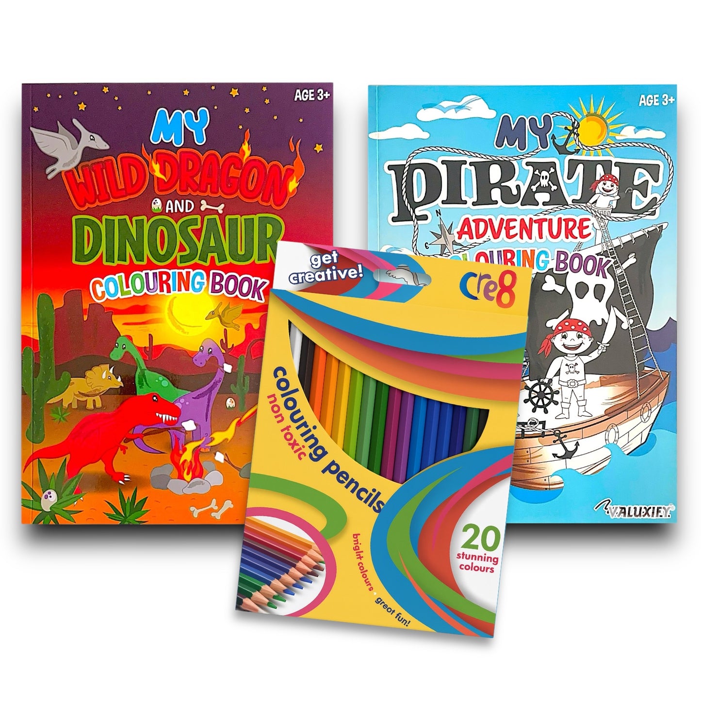 Dinosaur Colouring Activity Dragons Book Books Childrens Kids girls boys A4