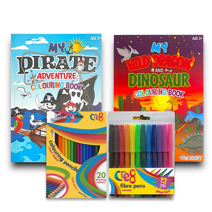Dinosaur Colouring Activity Dragons Book Books Childrens Kids girls boys A4