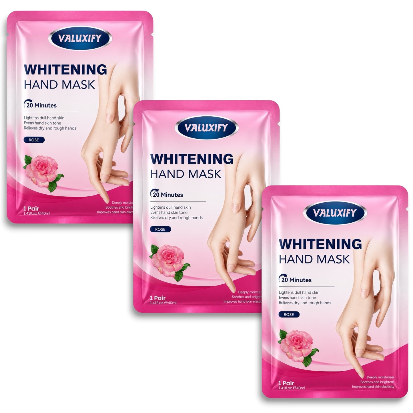 Moisturising Hand Mask Gloves Pack Of 3 Coconut Aloe Vera Lavender Cherry Milk