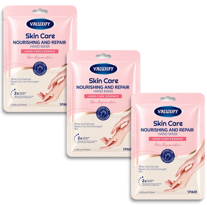 Moisturising Hand Mask Gloves Pack Of 3 Coconut Aloe Vera Lavender Cherry Milk