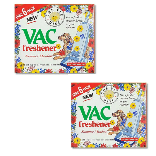vacuum freshener discs summer meadow the vac disc pack of 2
