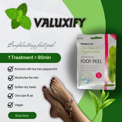 Derma v10 Moisturising Exfoliating Foot Mask