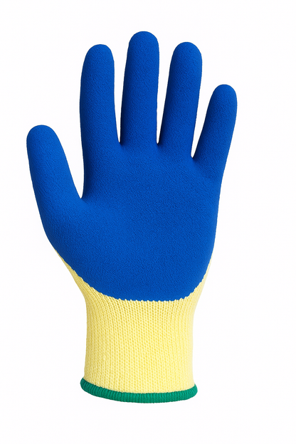Latex Coated Garden Work Gloves Random Colour