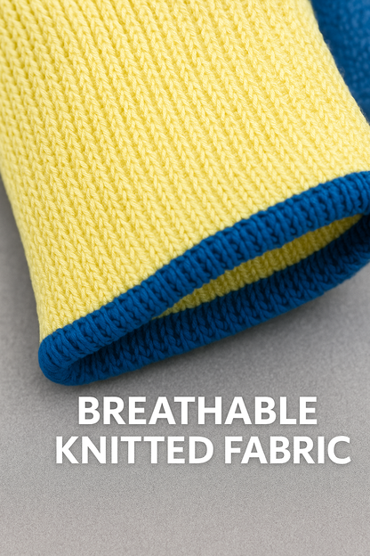 Latex Coated Garden Work Gloves Random Colour